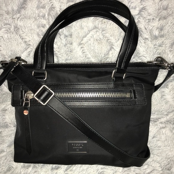 Fossil Handbags - Black cross body fossil purse